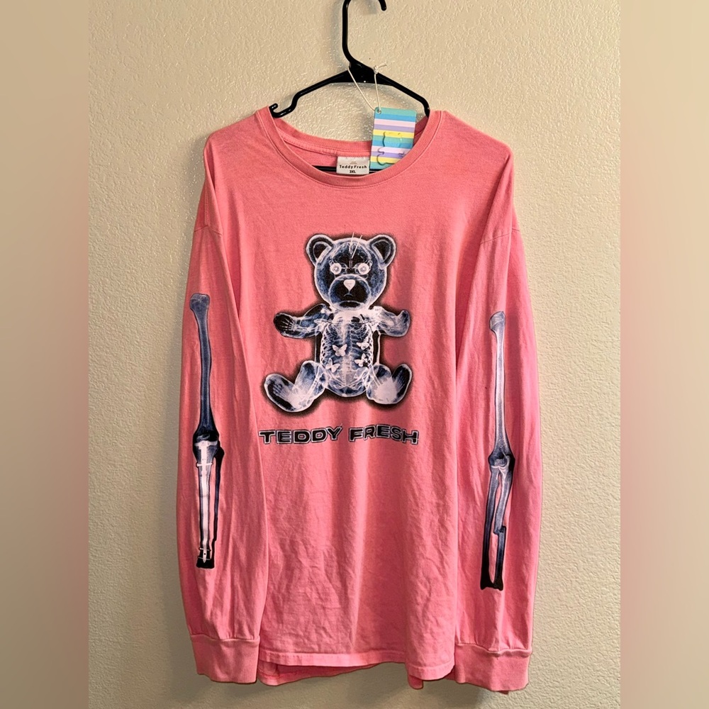 Coral Pink X-Ray original Teddy Fresh long sleeve shirt 3XL